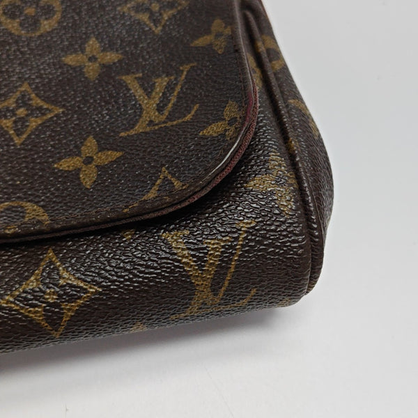 FAVORITE PM Monogram Coated Canvas Brown