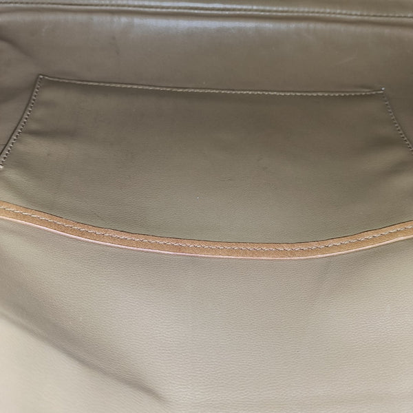 MACADAM CLUTCHES Coated Canvas Beige