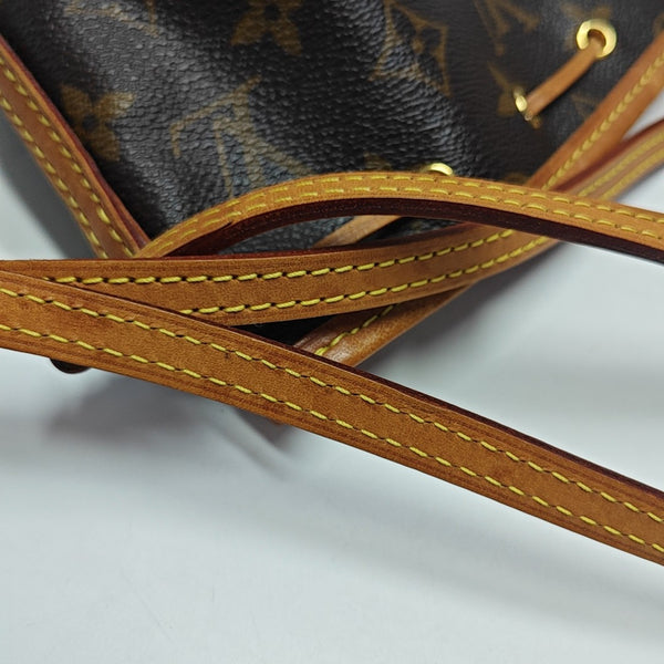 NÉONOÉ Nano Monogram Coated Canvas Brown