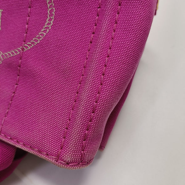 Denim Quilted Canvas Red
