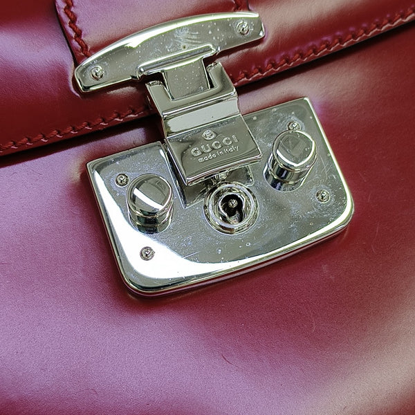 Lady Lock Calfskin Red