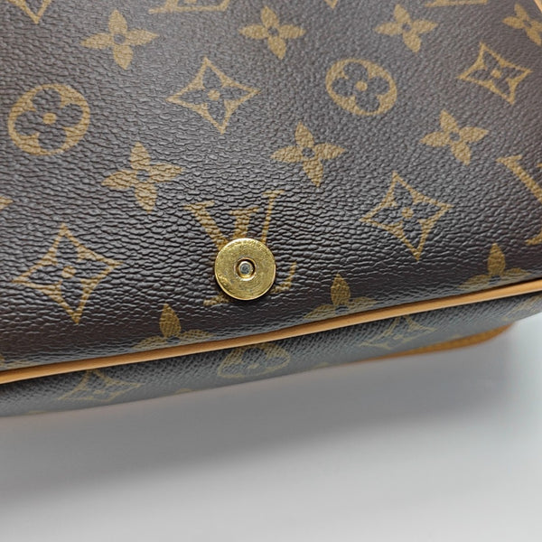 DIANE Monogram Coated Canvas Brown