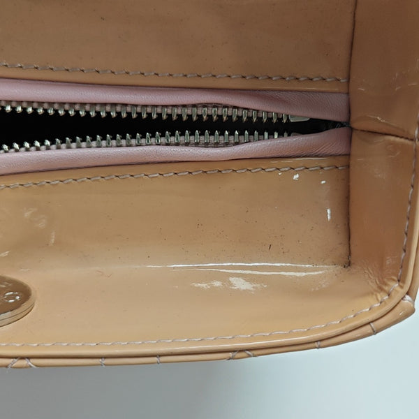 Lady Dior Large Cannage Patent Leather Pink