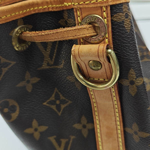 NÉONOÉ PM Monogram Coated Canvas Brown