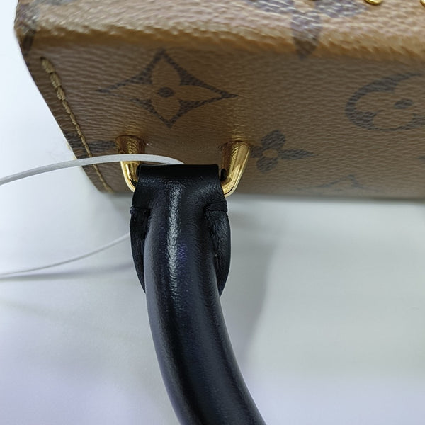 CAMERA BOX Monogram Coated Canvas Brown