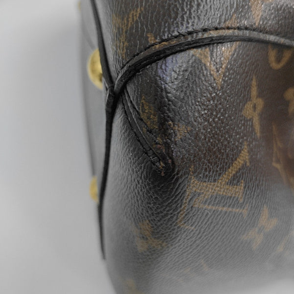 MONTAIGNE Monogram Coated Canvas Brown