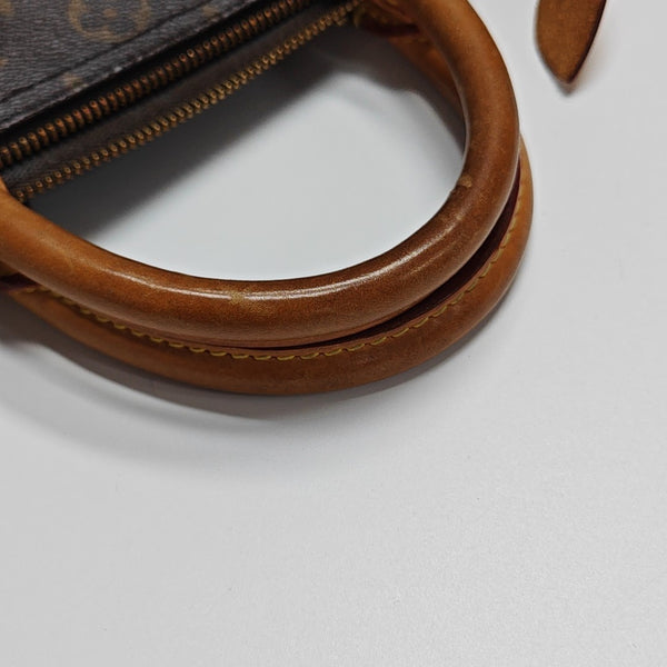 SPEEDY 30 Monogram Coated Canvas Brown
