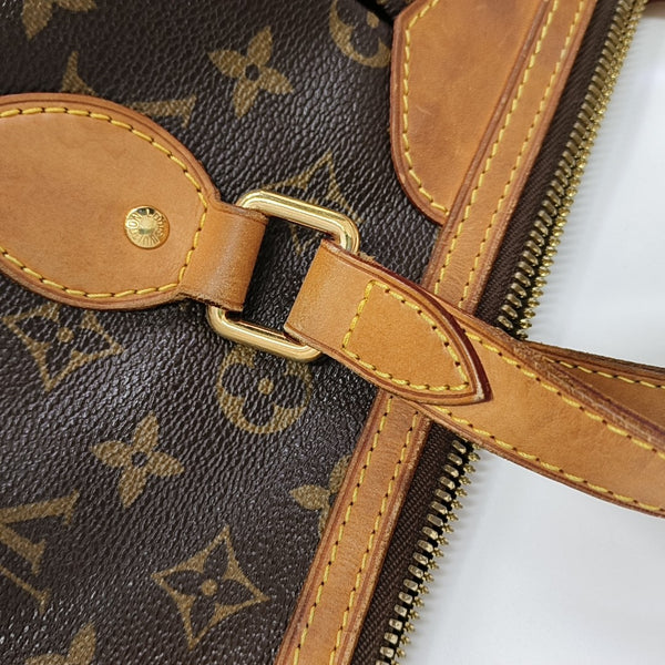 PALERMO PM Monogram Coated Canvas Brown