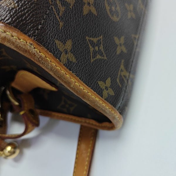 POPINCOURT Monogram Coated Canvas Brown