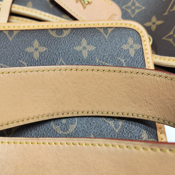 CARRYALL MM Monogram Coated Canvas Brown