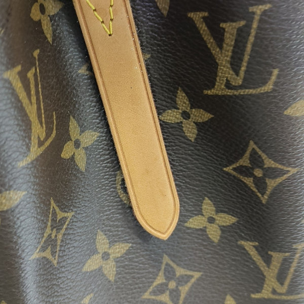 MONTAIGNE GM Monogram Coated Canvas Brown