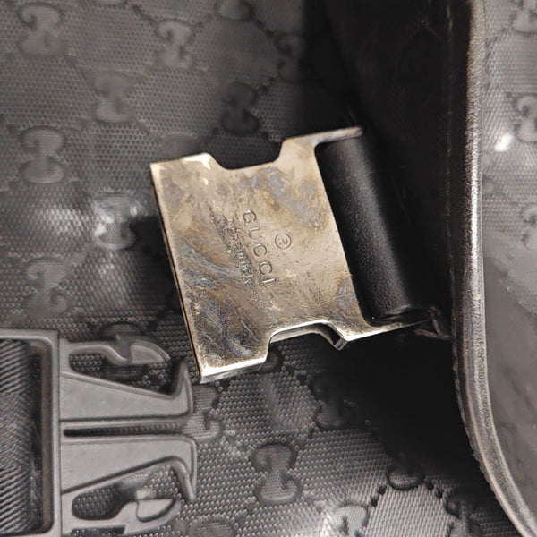 GG Imprime Monogram Coated Canvas Black