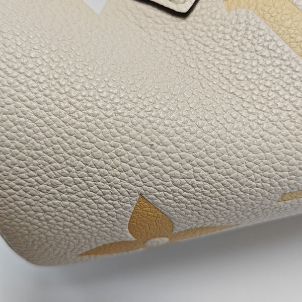 PAPILLON PM Monogram Calfskin White
