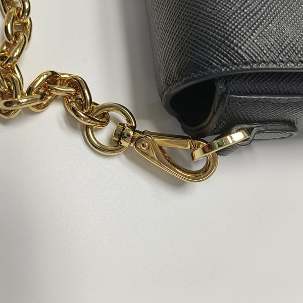 Calfskin Shoulder Bag Black