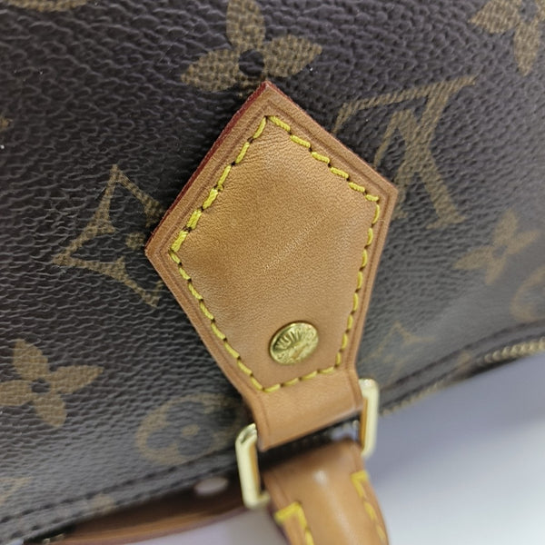 SPEEDY 30 Monogram Coated Canvas Brown