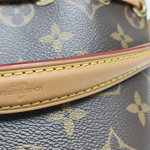 NOÉ Nano Monogram Coated Canvas Brown