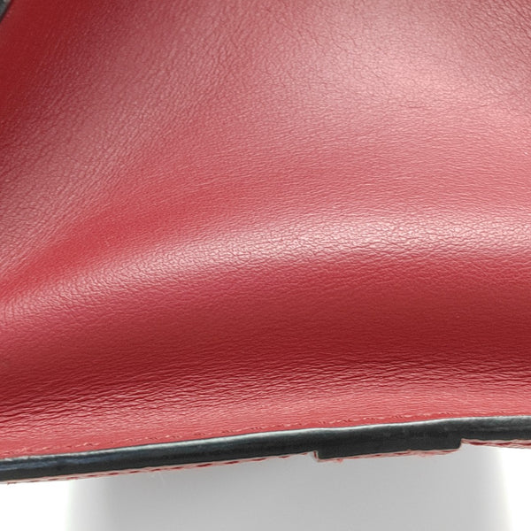 Monochrome Calfskin Red
