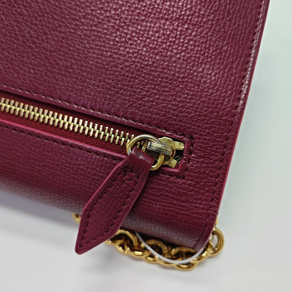 Macken Small Calfskin Red