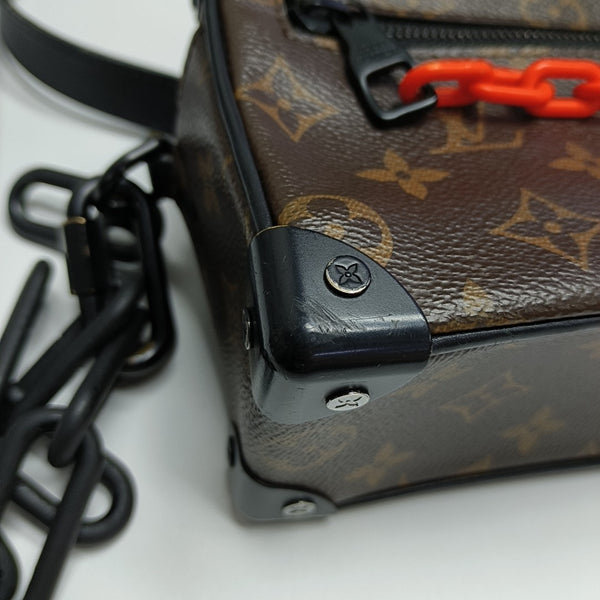 SOFT TRUNK Mini Monogram Coated Canvas Brown