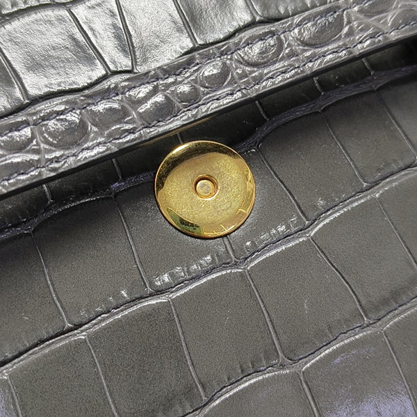 BELT Crocodile Gray