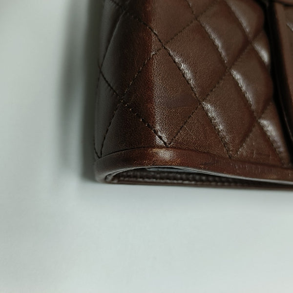 Quilted Calfskin Brown