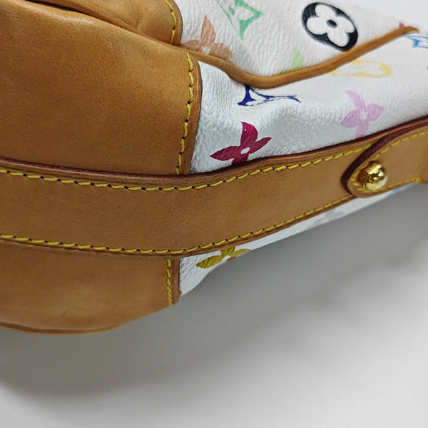 GRETA Monogram Coated Canvas White