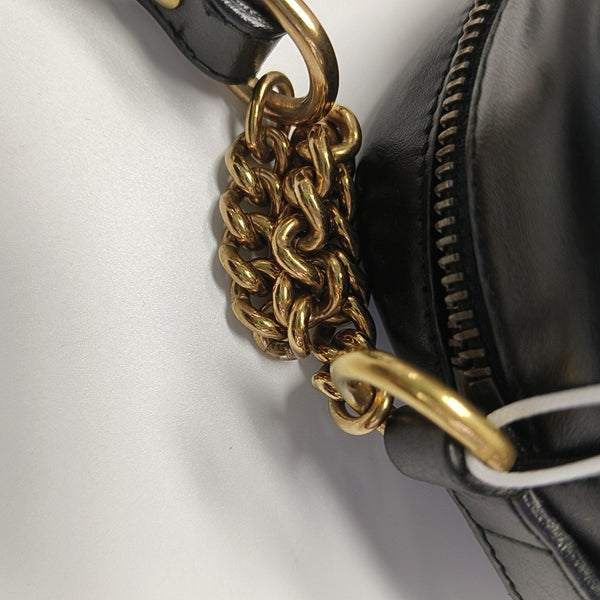 GG Marmont Mini Quilted Calfskin Black