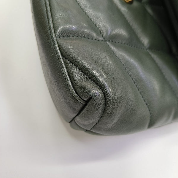 PUFFER Mini Quilted Lambskin Green
