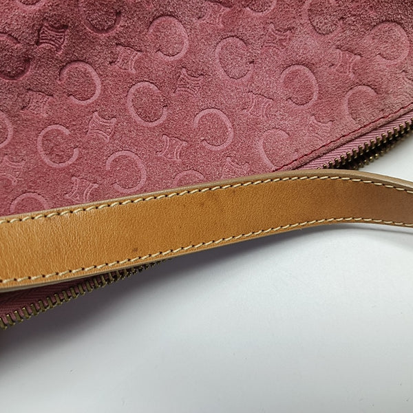Suede Shoulder Bag Pink