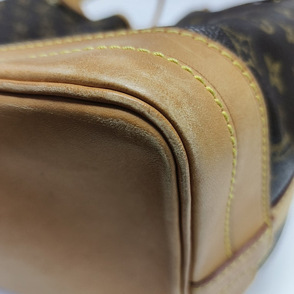 NOÉ GM Monogram Coated Canvas Brown