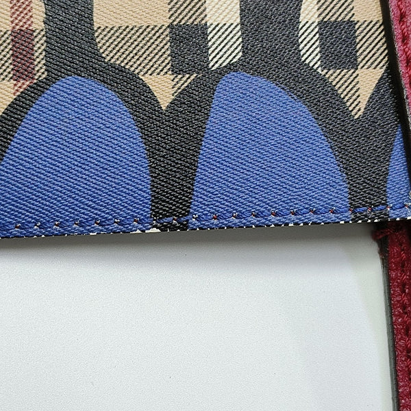 Coated Canvas Tote Bag Beige