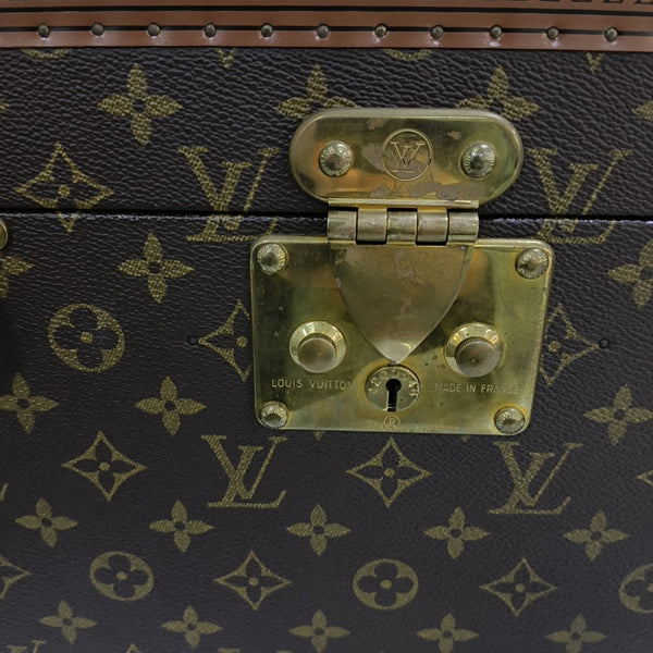 COFFRET TRÉSOR Monogram Coated Canvas Brown