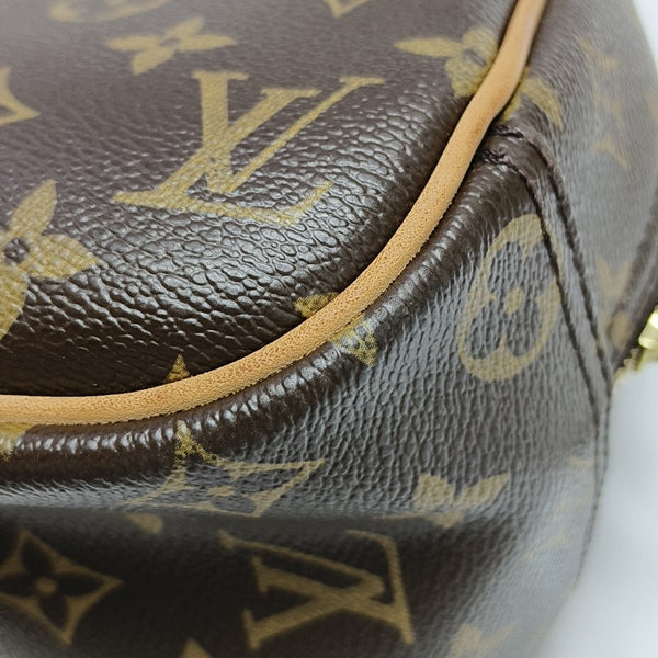 DEAUVILLE Monogram Coated Canvas Brown