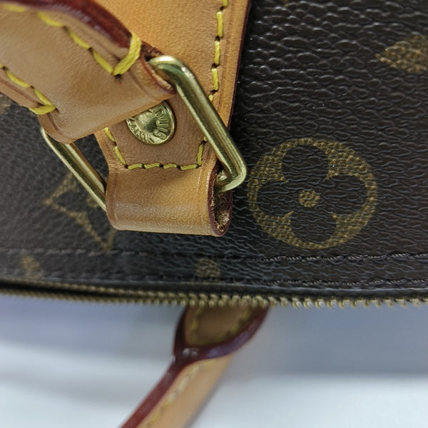SPEEDY 30 Monogram Coated Canvas Brown