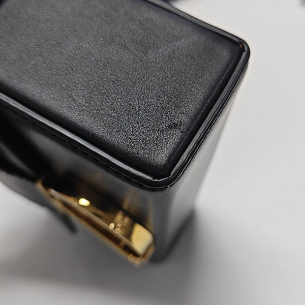 30 Montaigne Mini Calfskin Black