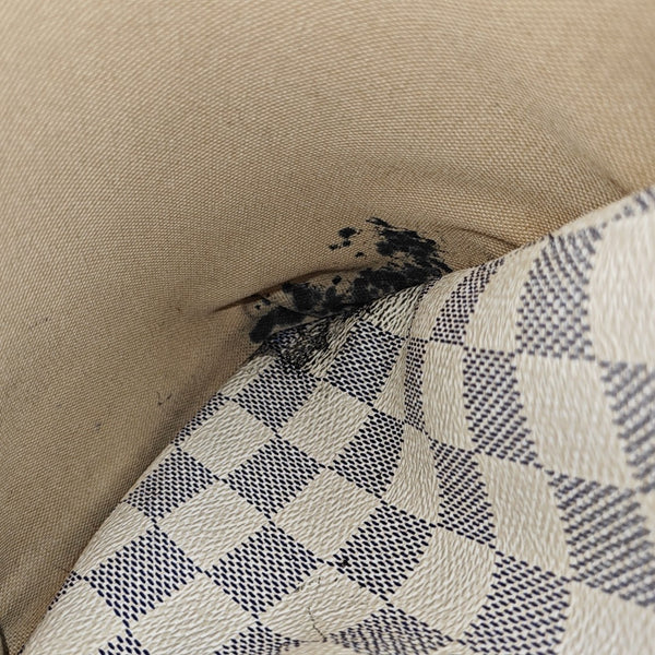TOTALMENTE Lona revestida Damier Azur Blanca