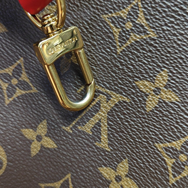 NÉONOÉ MM Monogram Coated Canvas Brown