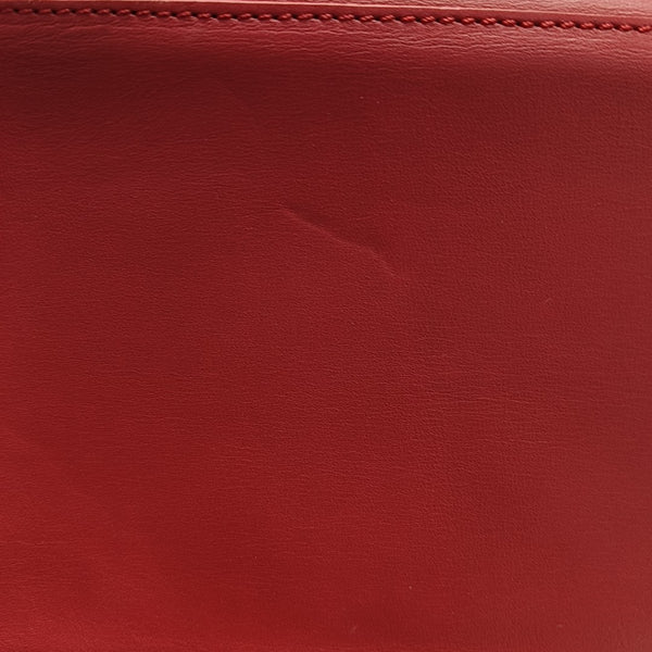 Padlock Work Calfskin Red