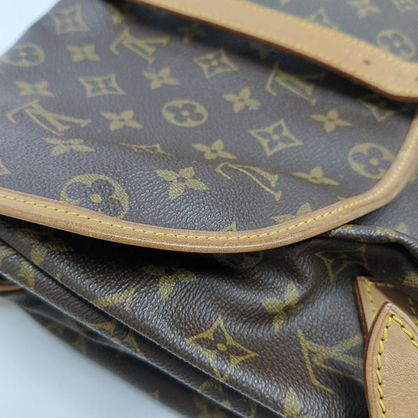 SAUMUR 35 Monogram Coated Canvas Brown