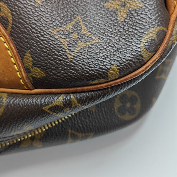 DEAUVILLE GM Monogram Coated Canvas Brown