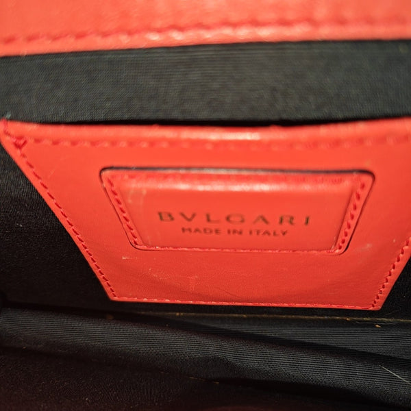 SERPENTI FOREVER Small Calfskin Red