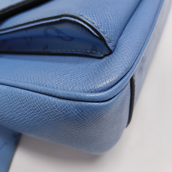 TAIGARAMA Monogram Coated Canvas Blue