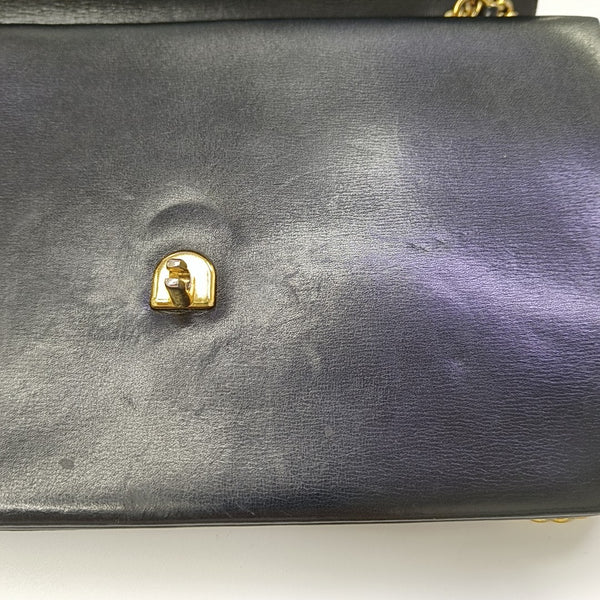 30 Montaigne Calfskin Black