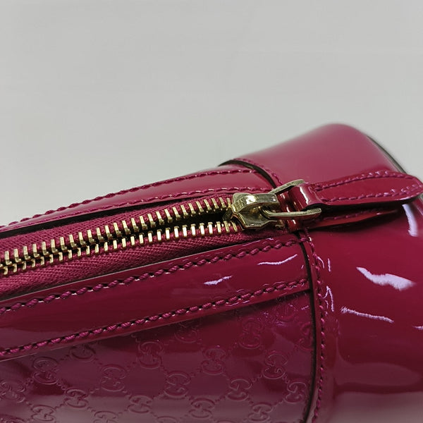 Microguccissima Monogram Calfskin Red