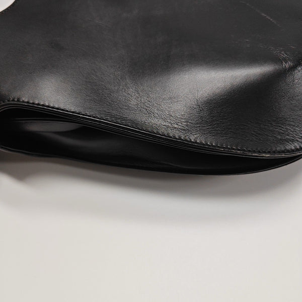 Calfskin Shoulder Bag Black