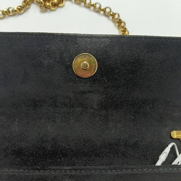 Suede Shoulder Bag Black