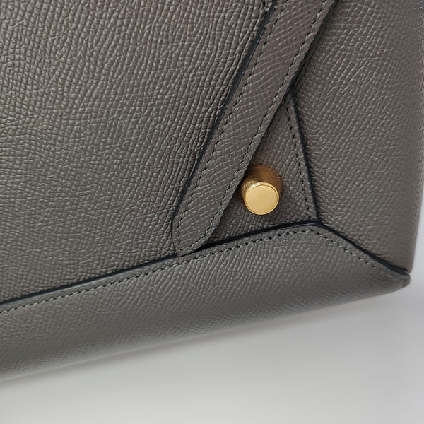 BELT Mini Calfskin Gray