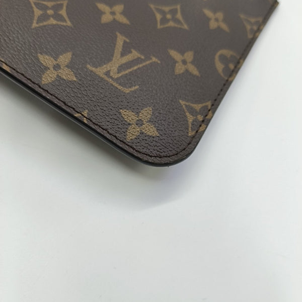 NEVERFULL MM Monogram Coated Canvas Brown