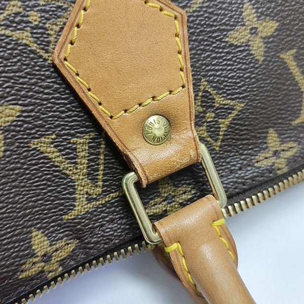 SPEEDY 40 Monogram Coated Canvas Brown
