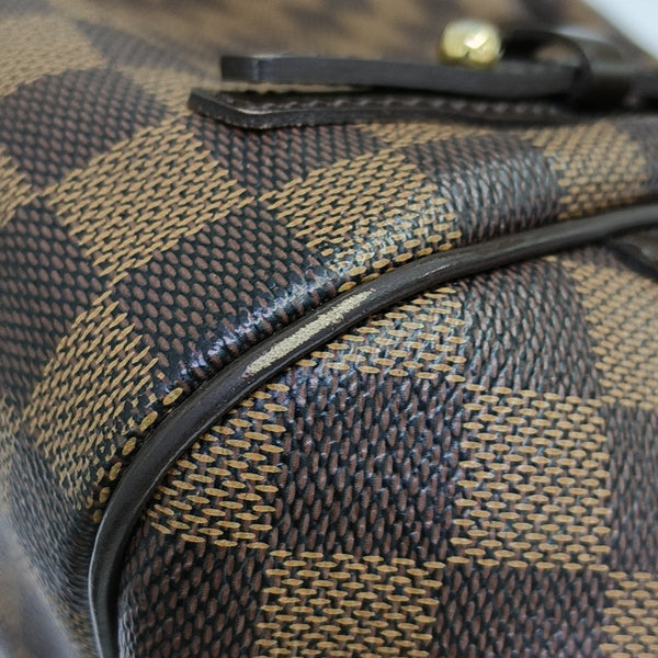 RIVINGTON PM Damier Ebene Coated Canvas Brown